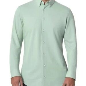 Elegant Mint Green Dress Shirt for Men